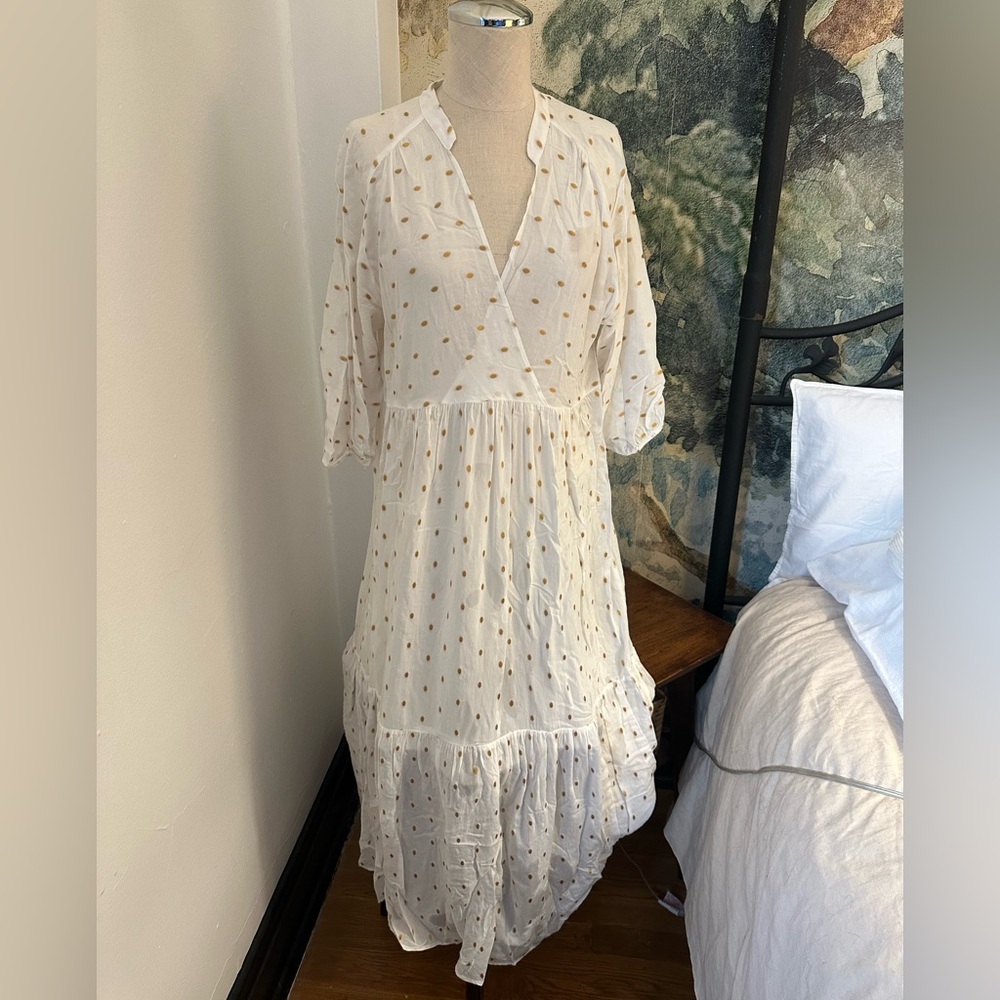 Anthropologie Augustine Tiered Maxi Dress